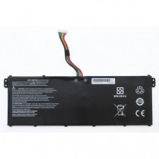 Акумулятор до ноутбука Acer AC14B18J, 2600mAh (30Wh), 3cell, 11.4V, Li-ion, black AlSoft (A47786)