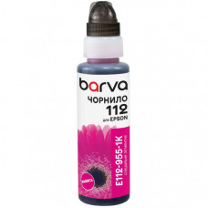 Чорнило Barva Epson 112 100мл, Pigm. Magenta, флакон OneKey (E112-955-1K)