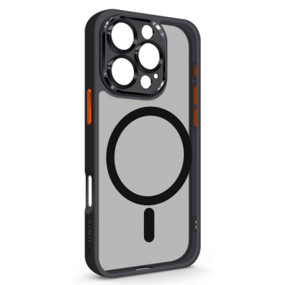 Чохол до мобільного телефона Armorstandart Unit MagSafe SE Apple iPhone 16 Pro Black Orange (ARM81147)