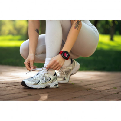 Смарт-годинник 2E Motion GT2 47mm Black-red + ремінець зелений (2E-CWW21BKRD-WS) Смарт-годинник 2E Motion GT2 47mm Black-red + ремінець зелений (2E-CWW21BKRD-WS)