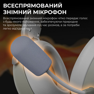 Навушники Ajazz AHM08 MAX 3-Mode Grey (AHM08-MAX-GW)