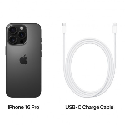 Мобільний телефон Apple iPhone 16 Pro 256GB Black Titanium (REF A) BREEZY (2AMYNH3)