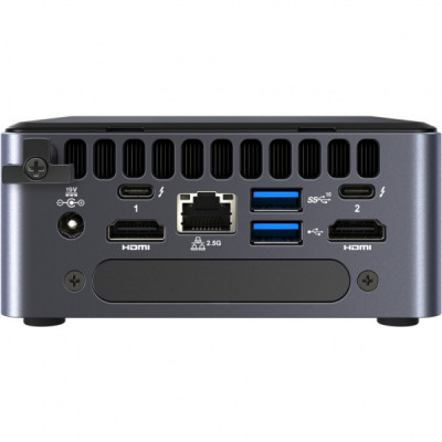 Комп'ютер INTEL NUC 12 Pro Kit / i5-1240P, M.2 and 2.5" Drive, EU cord (RNUC12WSHI50002)