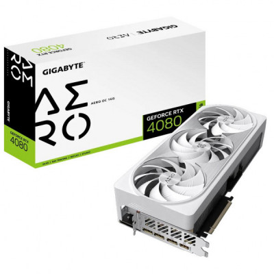 Відеокарта GIGABYTE GeForce RTX4080 16Gb AERO OC (GV-N4080AERO OC-16GD)