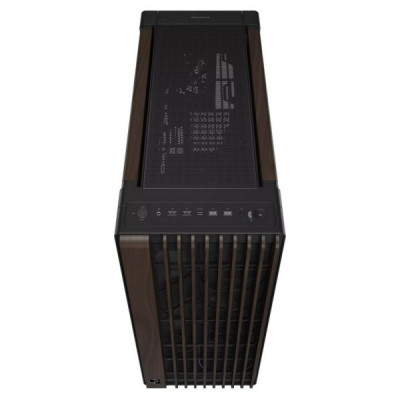 Корпус для ПК ASUS ProArt PA602 Walnut Wood Metal Panel Modern Black (90DC00J0-B09040)