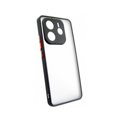 Чохол до мобільного телефона Dengos Matte Xiaomi Redmi Note 14 (Black) (DG-TPU-MATT-155)