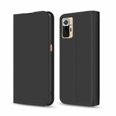 Чохол до мобільного телефона MakeFuture Xiaomi Redmi Note 10 Pro Flip (Soft-Touch PU) Black (MCP-XRN10PBK)
