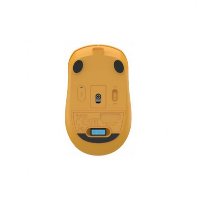 Мишка A4Tech FG15CS Air2 Wireless Yellow (4711421001236)