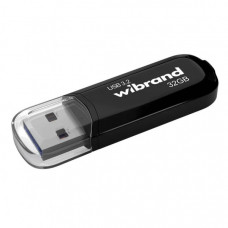 USB флеш накопичувач Wibrand 32GB Marten Black USB 3.2 Gen 1 (USB 3.0) (WI3.2/MA32P10B)