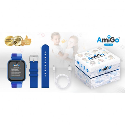 Смарт-годинник Amigo GO10S Pro WIFI Синій Смарт-годинник для дітей (1182492) Смарт-годинник Amigo GO10S Pro WIFI Синій Смарт-годинник для дітей (1182492)