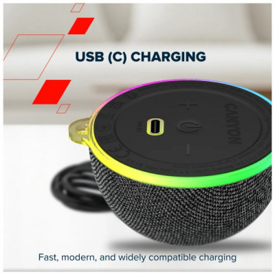 Акустична система Canyon OnMove 13 Black (CNE-CBTSP13B) Акустична система Canyon OnMove 13 Black (CNE-CBTSP13B)