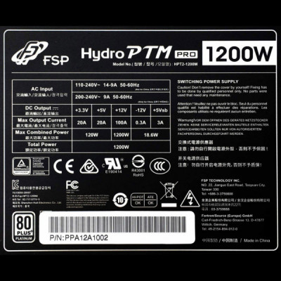 Блок живлення FSP 1200W HYDRO PTM PRO (HPT2-1200M)