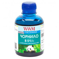 Чорнило WWM Brother DCP-T300/T500W/T700W 200г Cyan Water-soluble (B51/C)