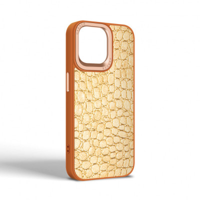 Чохол до мобільного телефона Harder Crocosaur Apple iPhone 14 Pro Max Beige (ARM76727)