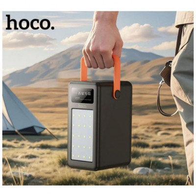 Батарея універсальна HOCO 120000mAh Prometheus 22.5W Fast Chardge, 2*LED lamp, Black (DB120 / 714723)