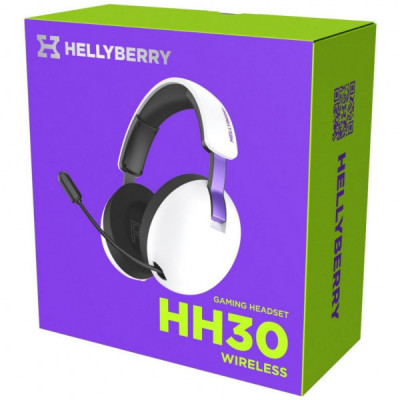 Навушники Hator Hellyberry HH30 Wireless White (HH30_wireless_WV) Навушники Hator Hellyberry HH30 Wireless White (HH30_wireless_WV)