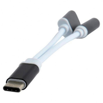 Кабель мультимедійний Type-C to Jack 3.5mm female Cablexpert (CCA-UC3.5F-02)