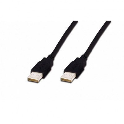 Дата кабель USB 2.0 AM/AM 1.8m Digitus (AK-300100-018-S)