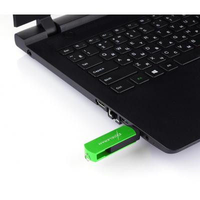 USB флеш накопичувач eXceleram 32GB P2 Series Green/Black USB 3.1 Gen 1 (EXP2U3GRB32)