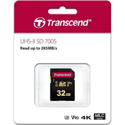 Карта пам'яті Transcend 32GB SDHC class 10 UHS-II U3 V30 MLC (TS32GSDC700S)