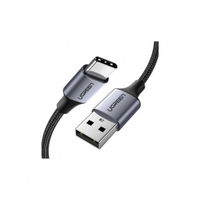Дата кабель USB 2.0 AM to Type-C 3.0m 3.0A 18W US288 Space Gray Ugreen (60408)