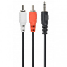 Кабель мультимедійний Jack 3.5mm папа/2RCA папа Cablexpert (CCA-458-15M)