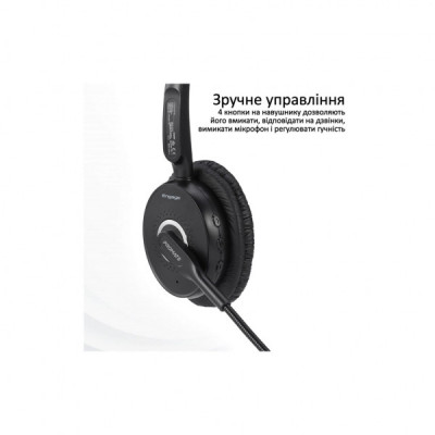 Навушники Promate Engage Black (engage.black)