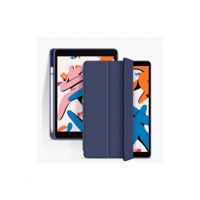 Чохол до планшета BeCover Tri Fold Soft TPU mount Apple Pencil Apple iPad Air 5 (2022) 10.9" Deep Blue (708454)