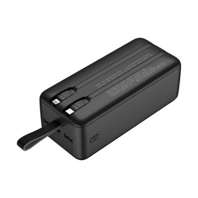 Батарея універсальна ColorWay 40 000 mAh Powerful (USB QC3.0 + USB-C Power Delivery 65W) (CW-PB400LPA4BK-PDD)
