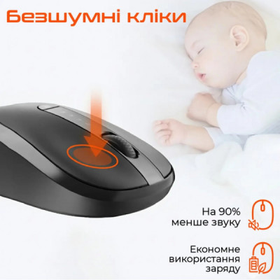 Мишка Meetion BTM185 Bluetooth/Wireless Black (MT-BTM185-A) Мишка Meetion BTM185 Bluetooth/Wireless Black (MT-BTM185-A)