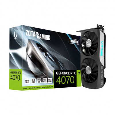 Відеокарта Zotac GeForce RTX4070 12Gb Twin Edge (ZT-D40700E-10M)