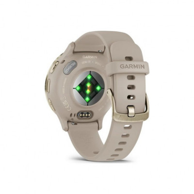 Смарт-годинник Garmin Venu 3S, French Gray + Soft Gold, GPS (010-02785-02)