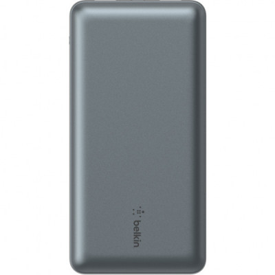 Батарея універсальна Belkin 10000mAh 15W 2xUSB-A, USB-C Gray (BPB011BTGY)