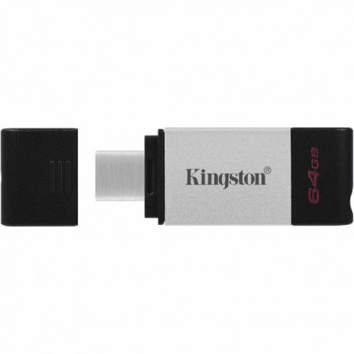 USB флеш накопичувач Kingston 64GB DataTraveler 80 USB 3.2/Type-C (DT80/64GB)