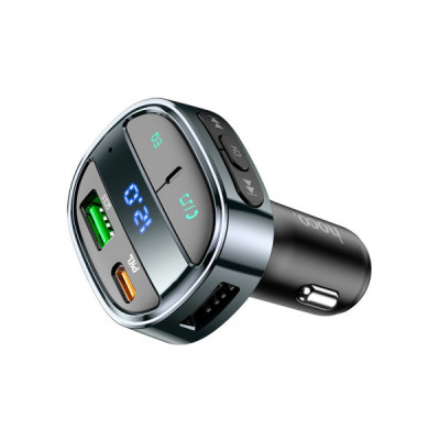 FM модулятор HOCO E70, Black, Box