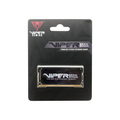 Модуль пам'яті для ноутбука SoDIMM DDR4 8GB 2666 MHz Viper Steel Patriot (PVS48G266C8S)