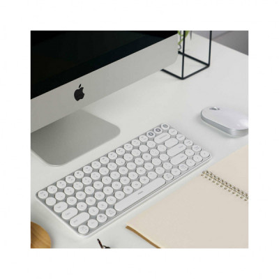 Клавіатура Xiaomi MiiiW AIR85 Bluetooth/Wireless UA White (MWXKT01 White)