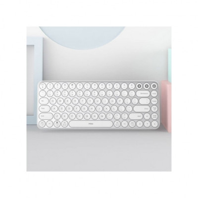 Клавіатура Xiaomi MiiiW AIR85 Bluetooth/Wireless UA White (MWXKT01 White)