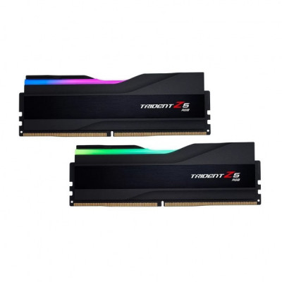 Модуль пам'яті для комп'ютера DDR5 48GB (2x24GB) 7200 MHz Trident Z5 RGB Black G.Skill (F5-7200J3646F24GX2-TZ5RK)