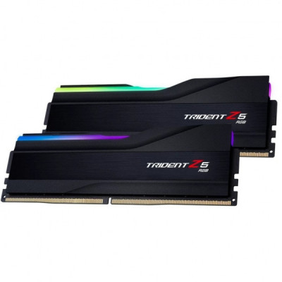 Модуль пам'яті для комп'ютера DDR5 48GB (2x24GB) 7200 MHz Trident Z5 RGB Black G.Skill (F5-7200J3646F24GX2-TZ5RK)