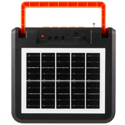 Акустична система NEWVEW NV-9218 Solar Panel/BT/USB/TF/FM Orange (NWVW-NV-9218-OR)