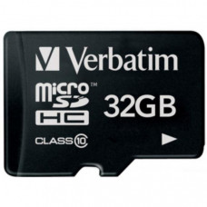 Карта пам'яті Verbatim 32GB microSDHC Class 10 (44083)