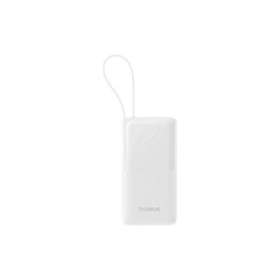 Батарея універсальна Baseus Bipow 2 20000mAh 20W with USB-C cable white (P10077101213-01)