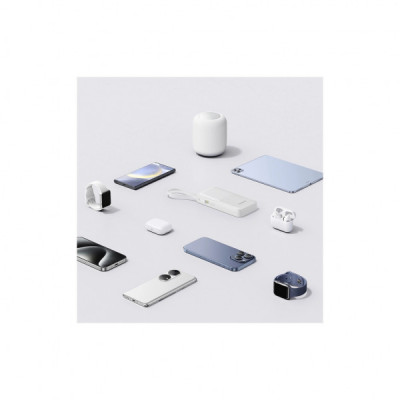 Батарея універсальна Baseus Bipow 2 20000mAh 20W with USB-C cable white (P10077101213-01)