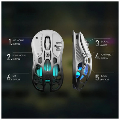 Мишка GravaStar Mercury M1 Pro RGB Wireless/Bluetooth/USB Gradient Black (GRAVASTAR_M1_PRO_GBLK)