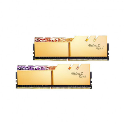 Модуль пам'яті для комп'ютера DDR4 16GB (2x8GB) 3600 MHz Trident Z Royal Gold G.Skill (F4-3600C18D-16GTRG)