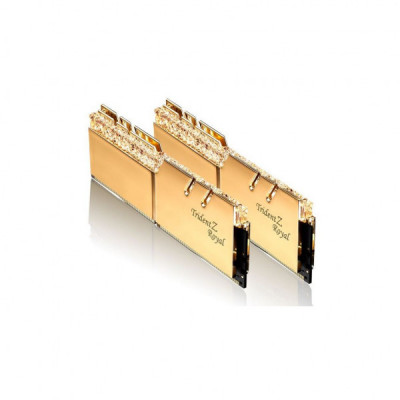 Модуль пам'яті для комп'ютера DDR4 16GB (2x8GB) 3600 MHz Trident Z Royal Gold G.Skill (F4-3600C18D-16GTRG)