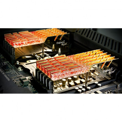 Модуль пам'яті для комп'ютера DDR4 16GB (2x8GB) 3600 MHz Trident Z Royal Gold G.Skill (F4-3600C18D-16GTRG)
