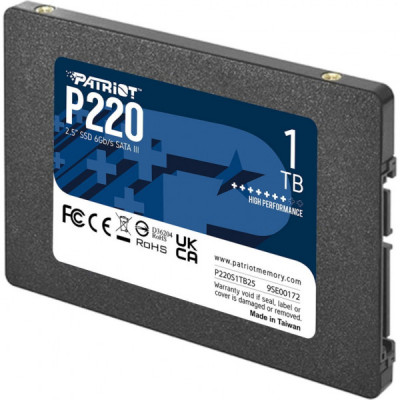 Накопичувач SSD 2.5" 1TB P220 Patriot (P220S1TB25)