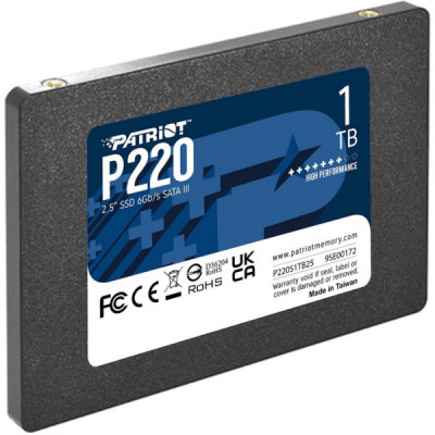 Накопичувач SSD 2.5" 1TB P220 Patriot (P220S1TB25)